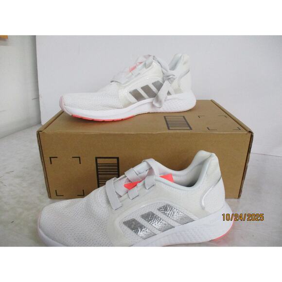 NEW W DEFECT adidas Women's Edge Lux 5 Running Shoe, White/White/Acid Red, 7 - Picture 2 of 8